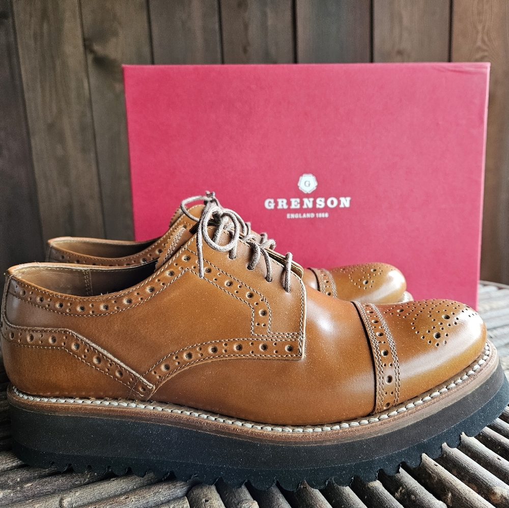 GRENSON Oxford NIB with Vibram sole